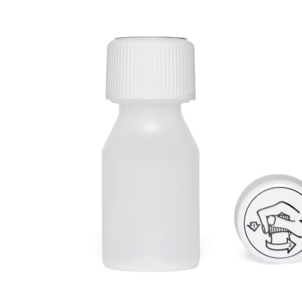 PLASTENKA 60 ML  HDPE NATUR S CRC POKROVČKOM